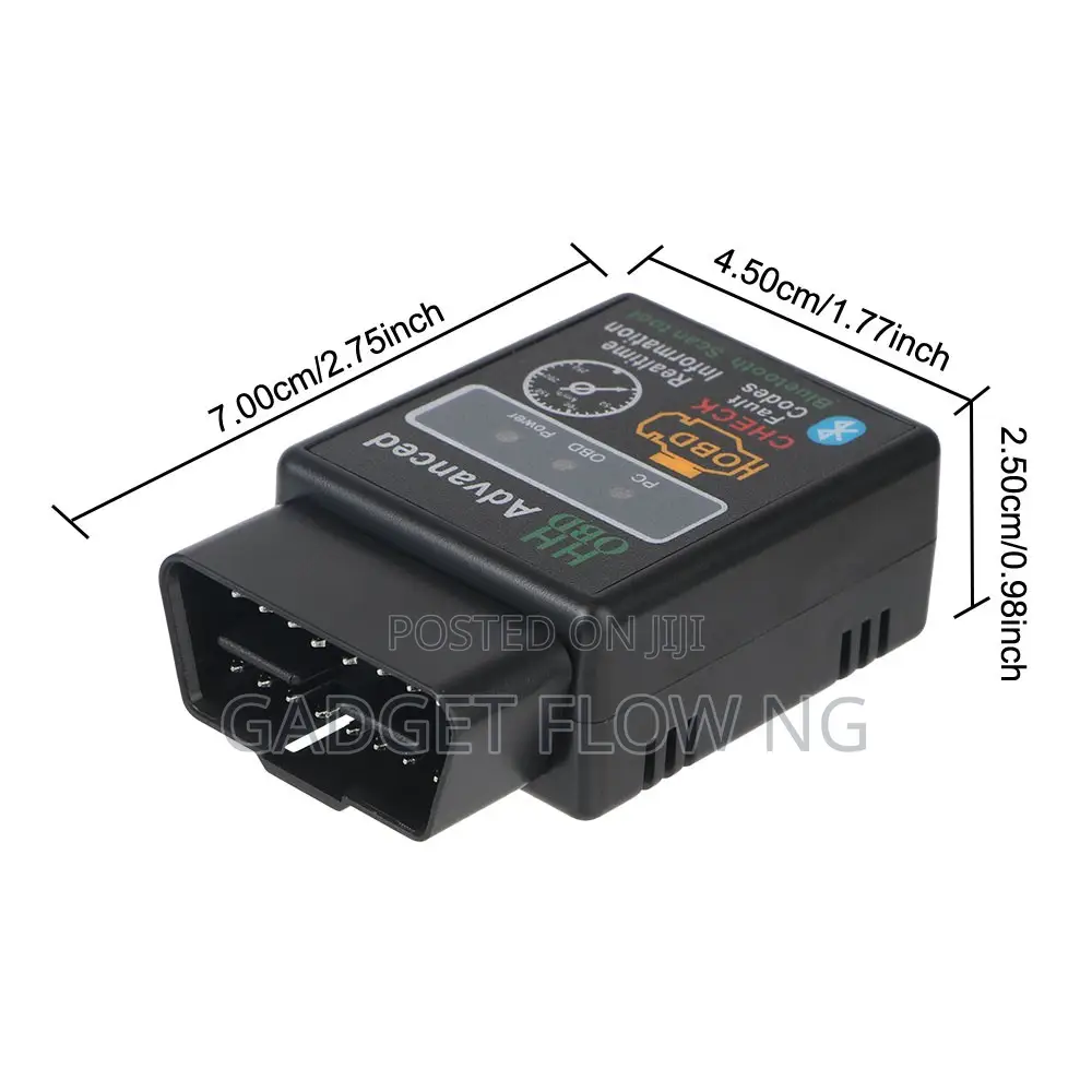 Bluetooth 5.1 OBD2 Car Diagnostic Scanner – 16 Pin