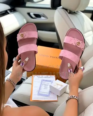 Louis Vuitton Double Strap Flat Slides