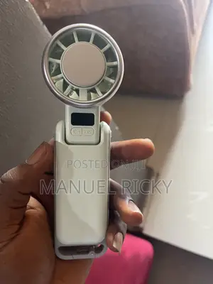 High Speed Hand Held Ice Cooling Fan