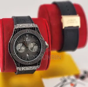 High-Quality Hublot Classic Fusion Chronograph Watch Set + Bracelet