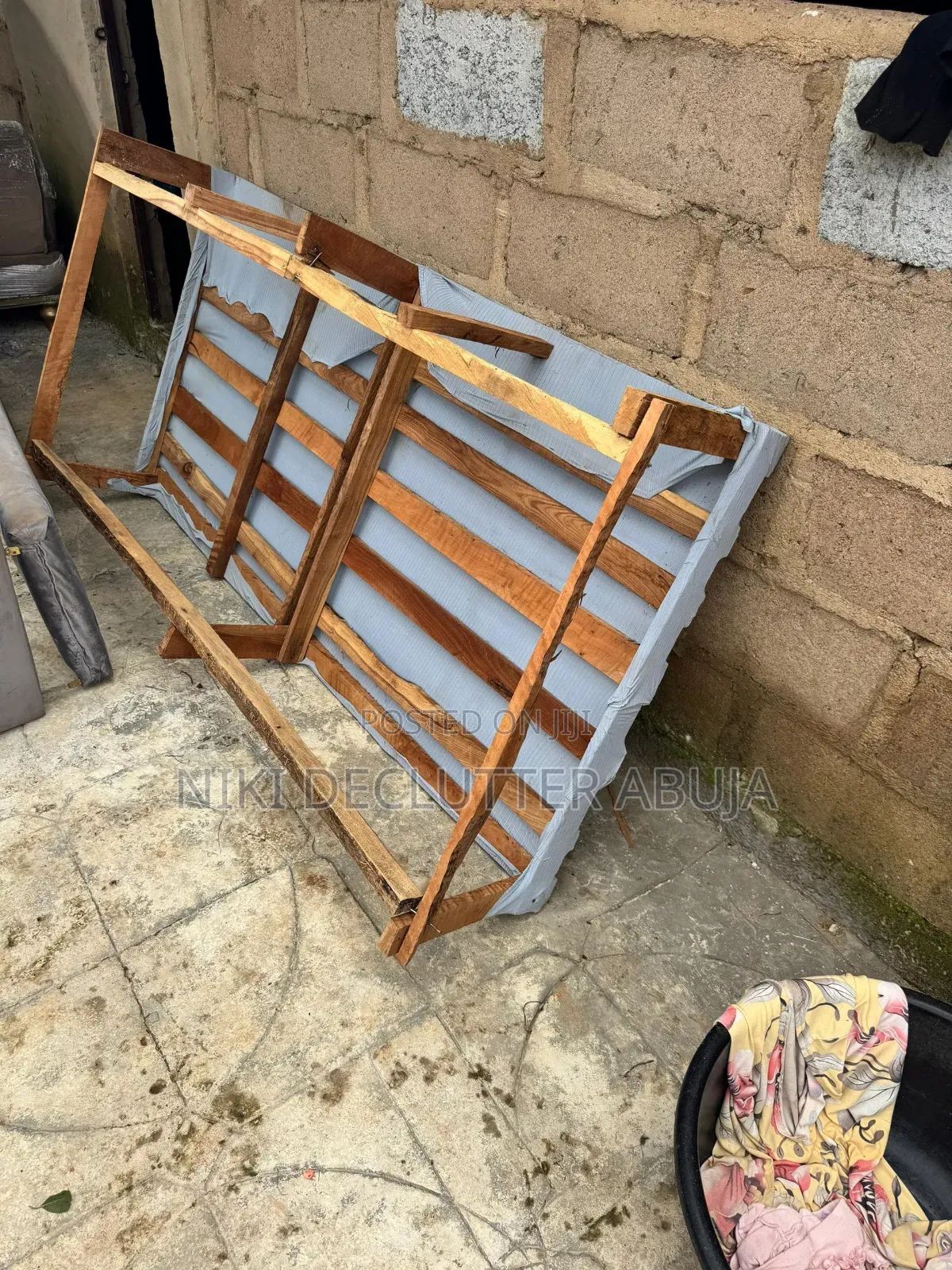 6 by 6 Paded Bedframe Only