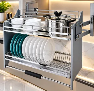 Pull Down Plate Rack