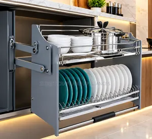 Pull Down Plate Rack