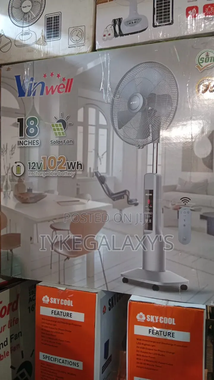 Vinwell Rechargeable Standing Fan