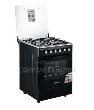 Bruhm 60 X 60cm Standing Gas Cooker BGC-6640IB