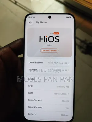 Tecno Pova Curve 2 5G 128 GB Gray