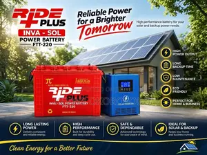 Ride Plus FTT-220 Tubular Inverter Battery
