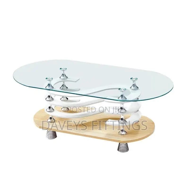 Glass Top Fancy Center Table