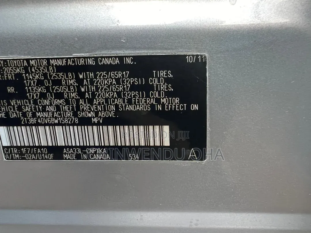 Toyota RAV4 2012 Silver