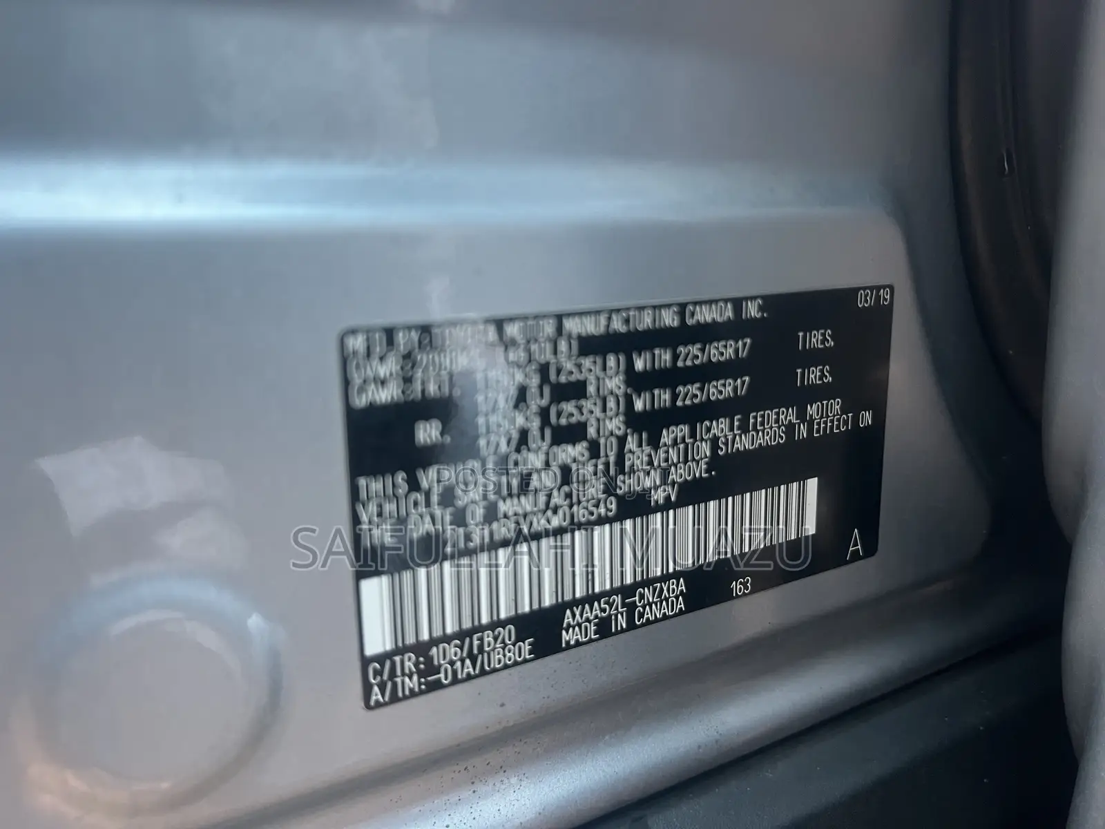 Toyota RAV4 2019 Silver