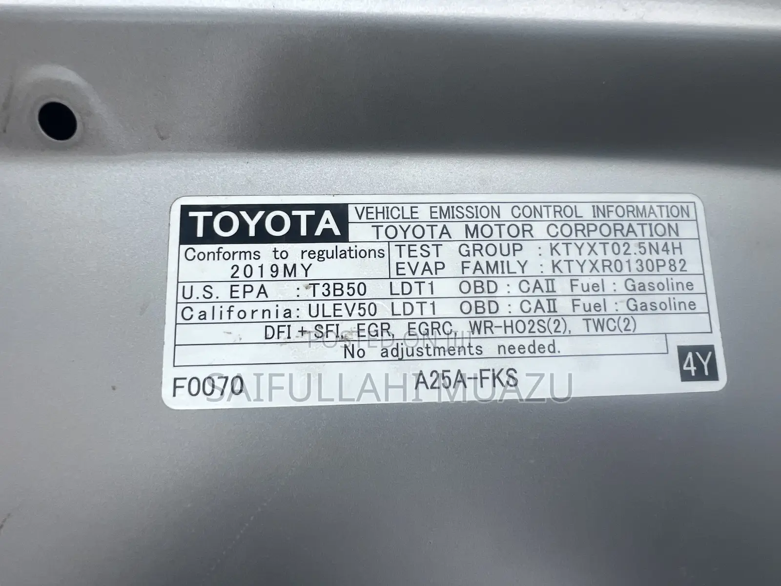 Toyota RAV4 2019 Silver