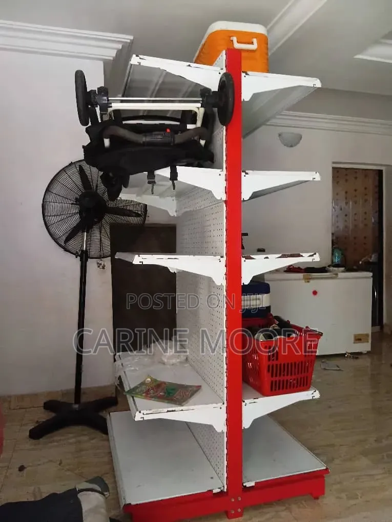 Double Sided Supermarket Shelves