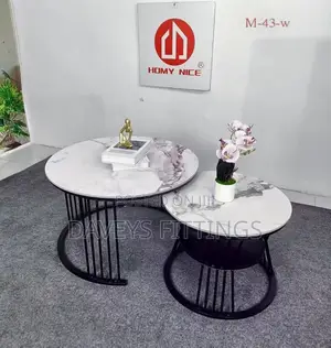 Ceramic Top 2piece Luxury Center Table