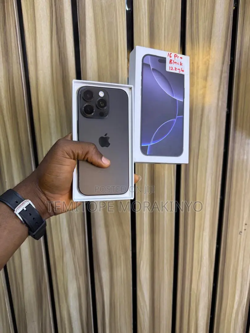 New Apple iPhone 16 Pro 256 GB Black