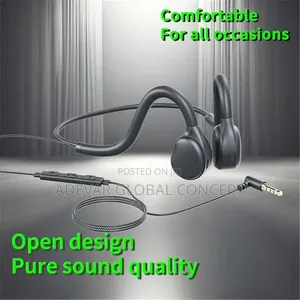 3.5MM Wired Headphones With Bone Conduction and Built-in Microphone
