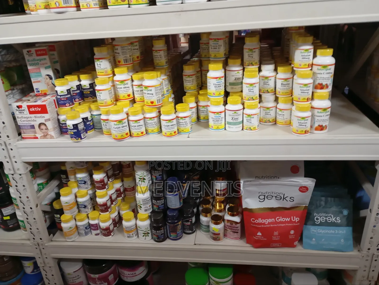 All Nutricost, EC Sports, Nature'sField, NatureBounty, Now Supplements