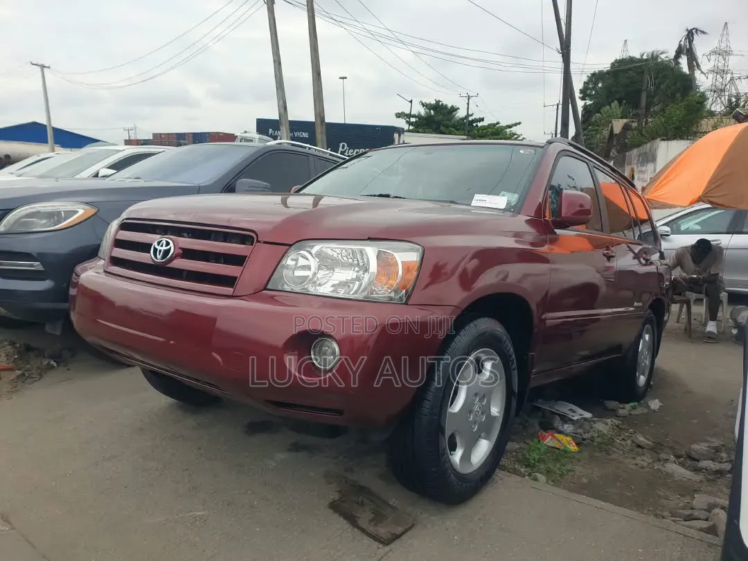Toyota Highlander 2007 Red