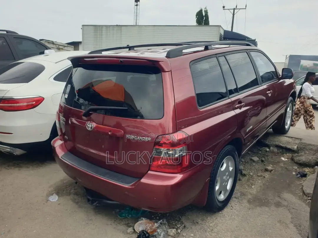Toyota Highlander 2007 Red