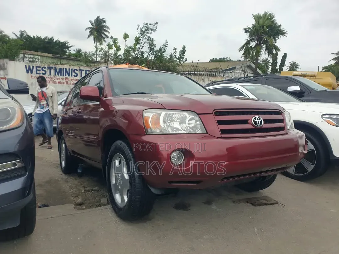 Toyota Highlander 2007 Red