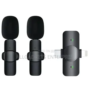 Wireless 3.5mm Lapel Lavalier Double Microphone