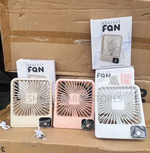 Portable 3-in-1 Bracket Mini Desk Fan.