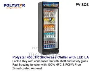Polystar 450 Liters Showcase/Beverage Chiller With Lamp | PV-SC526D
