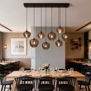 8-Head Luxury Linear Chandelier