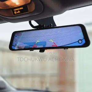Dual Lens Car Mirror DVR Dashcam - Front & Rear Recording