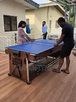 Heavy Duty 7ft 4-in-1 Game Table (Snooker, Air Hockey, Tennis, Dining)