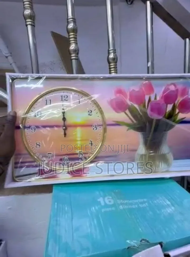 40 by 60 Cm Frame Wall Clock Make Your Choice