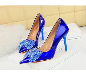 Women’s Metallic Stiletto Pencil Heels