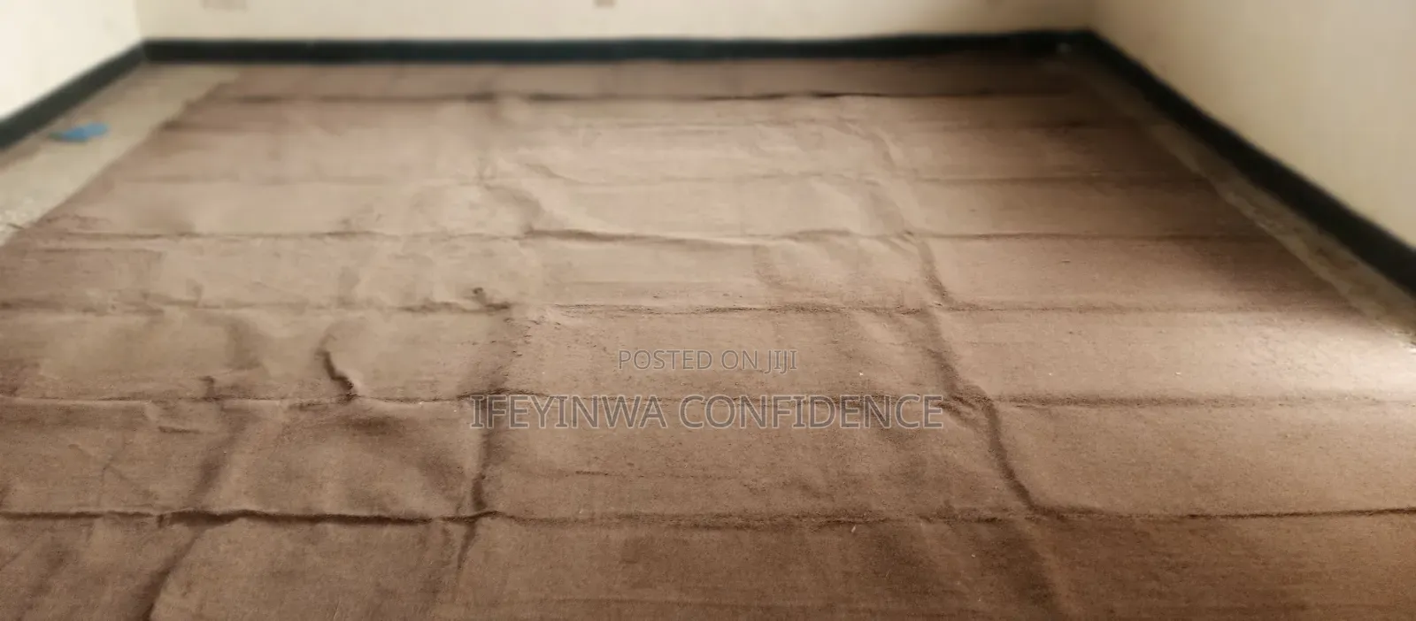 Large Brown Plush Area Rug