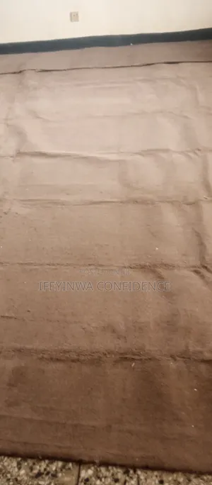 Large Brown Plush Area Rug