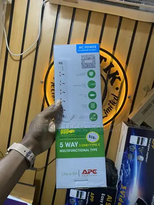 APC 5-Way Multifunctional AC Power Extension Socket