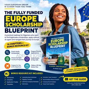 Fully Funded Europe Scholarship Blueprint - PDF Ebook