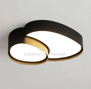 Double Moon Led Ceiling Light