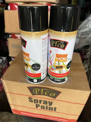 Matt Black Spray Paint and Other Colors