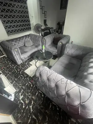 Set of Couches. 5 Seater Sofas With Center Table