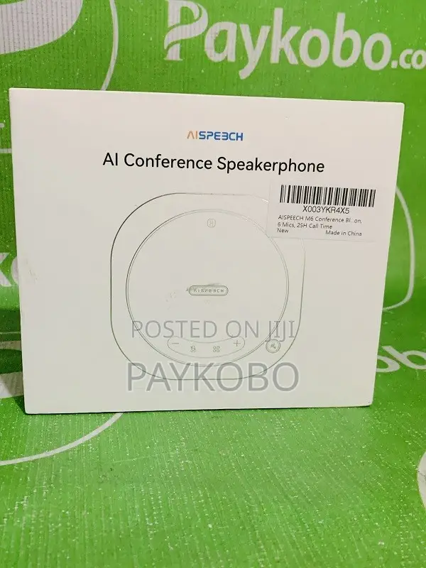 AISPEECH M6 AI Conference Speakerphone With 6-Mic Array
