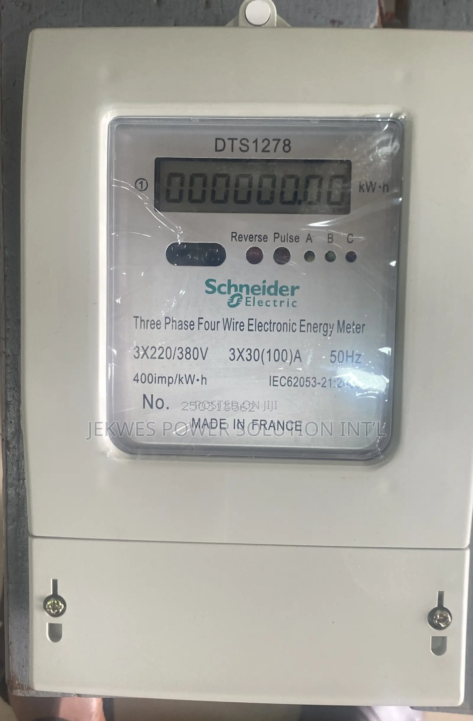Original 3 Phase Schinder Electric Check Meter