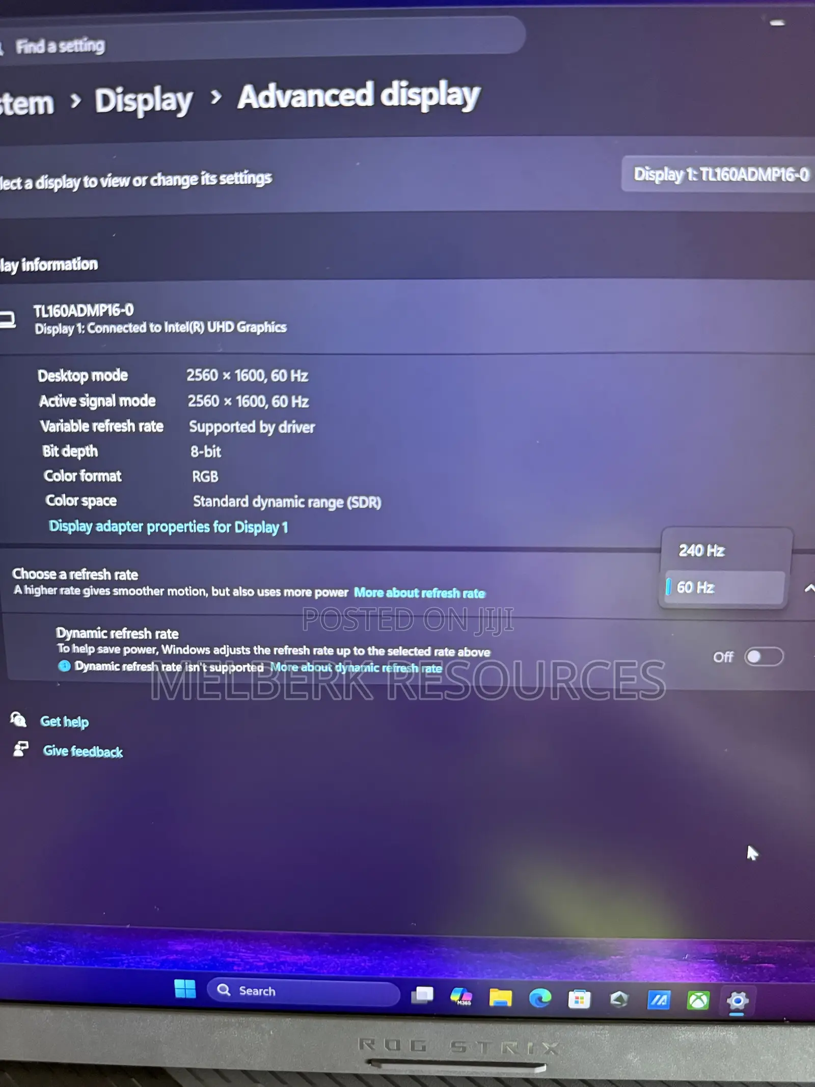 Laptop Asus ROG Strix SCAR 16 32GB Intel Core i9 SSD 1T
