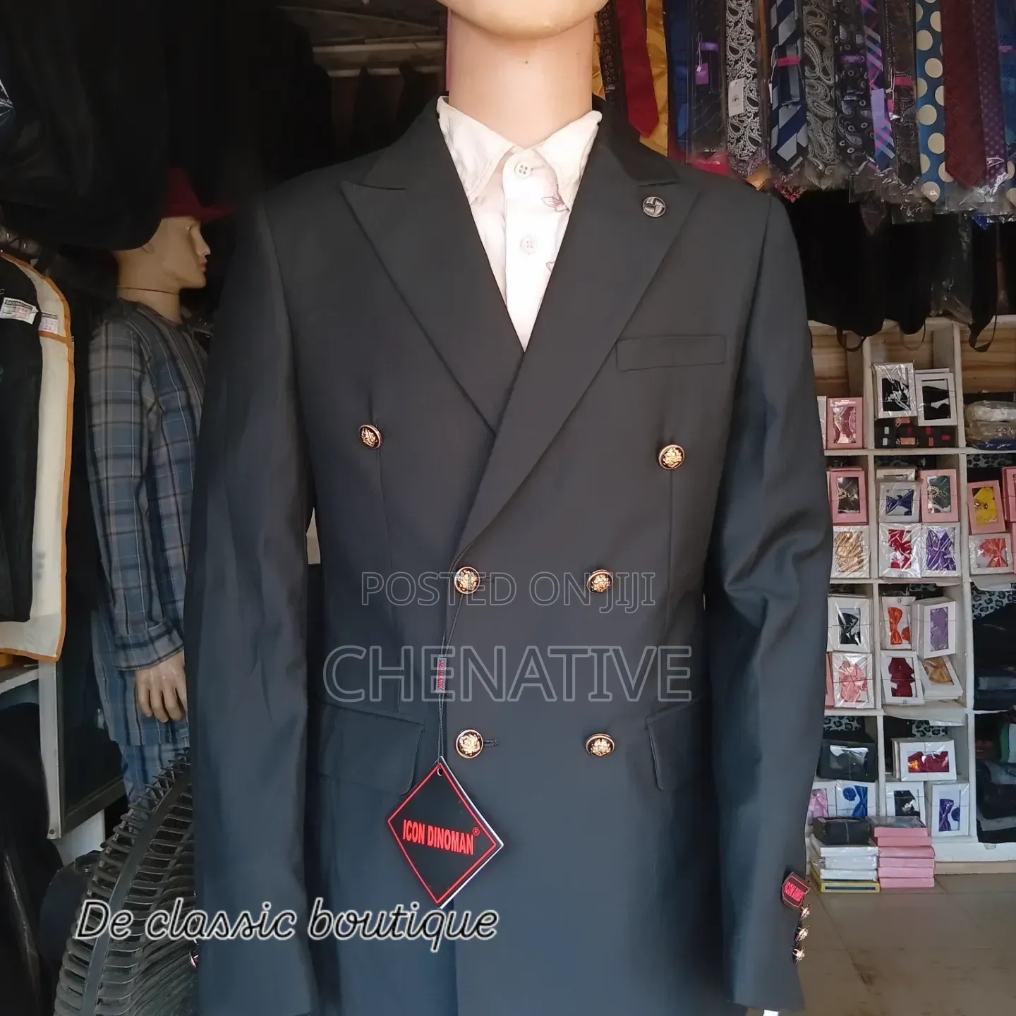 Mens Double Breasted Complete Suit
