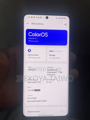 Oppo Reno10 256 GB Silver
