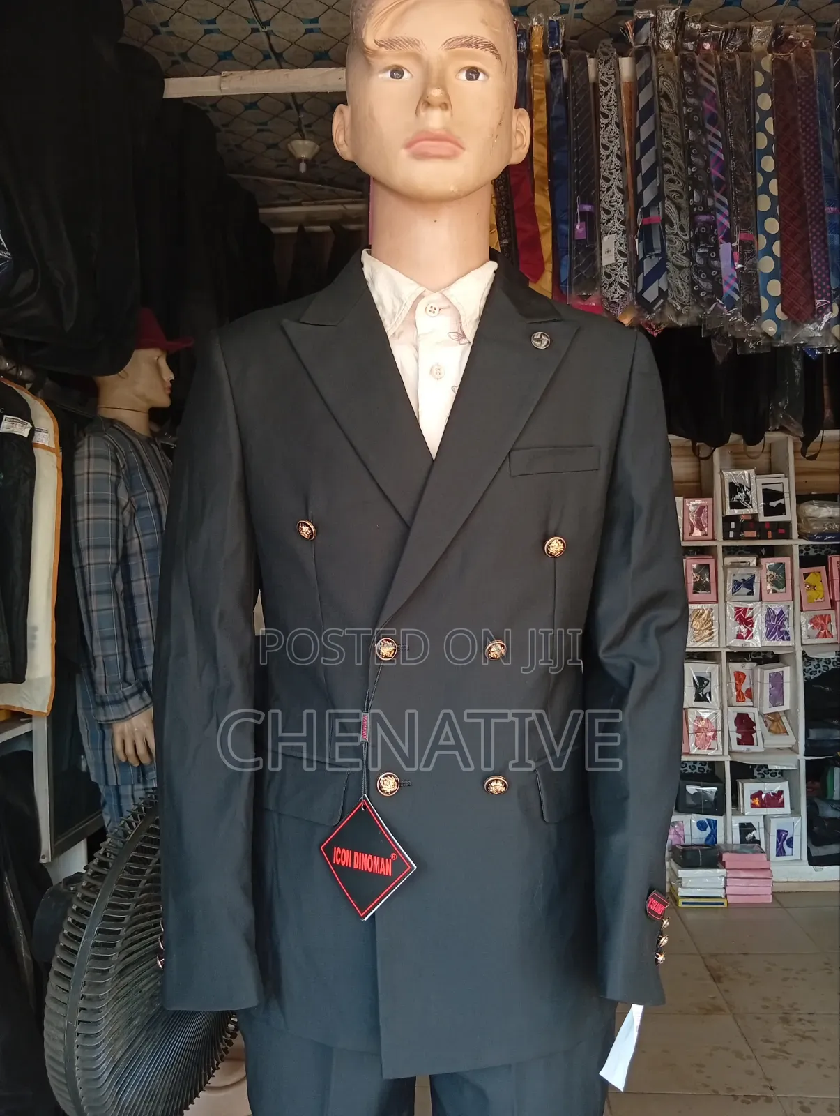 Mens Double Breasted Complete Suit