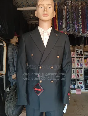 Mens Double Breasted Complete Suit