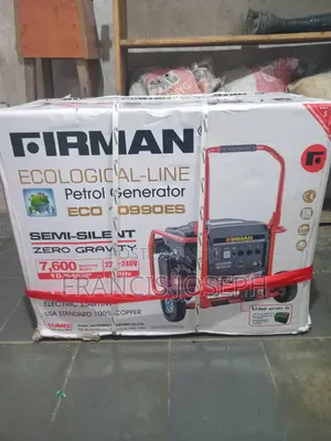 Brand New Firman 7.6kVA Generator (ECO10990ES) – 100% Copper Coil