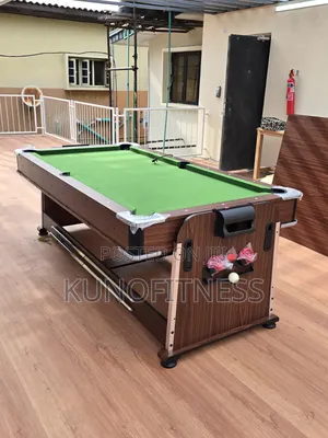 7ft Multi-Game Table: Pool, Tennis, Air Hockey, Dining