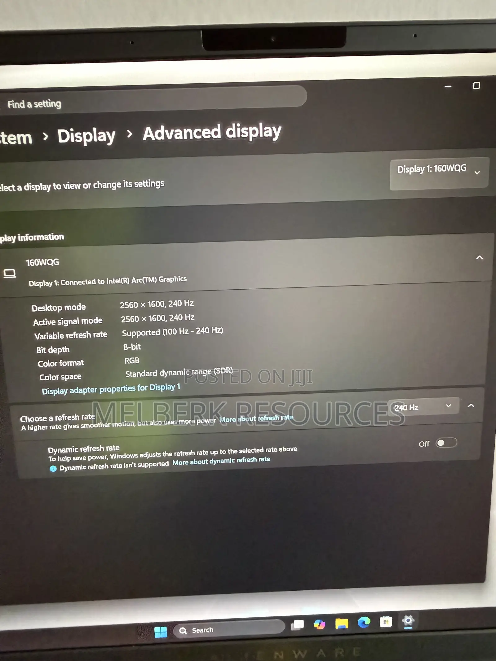 Laptop Alienware M16 R2 32GB Intel Core Ultra 7 SSD 1T
