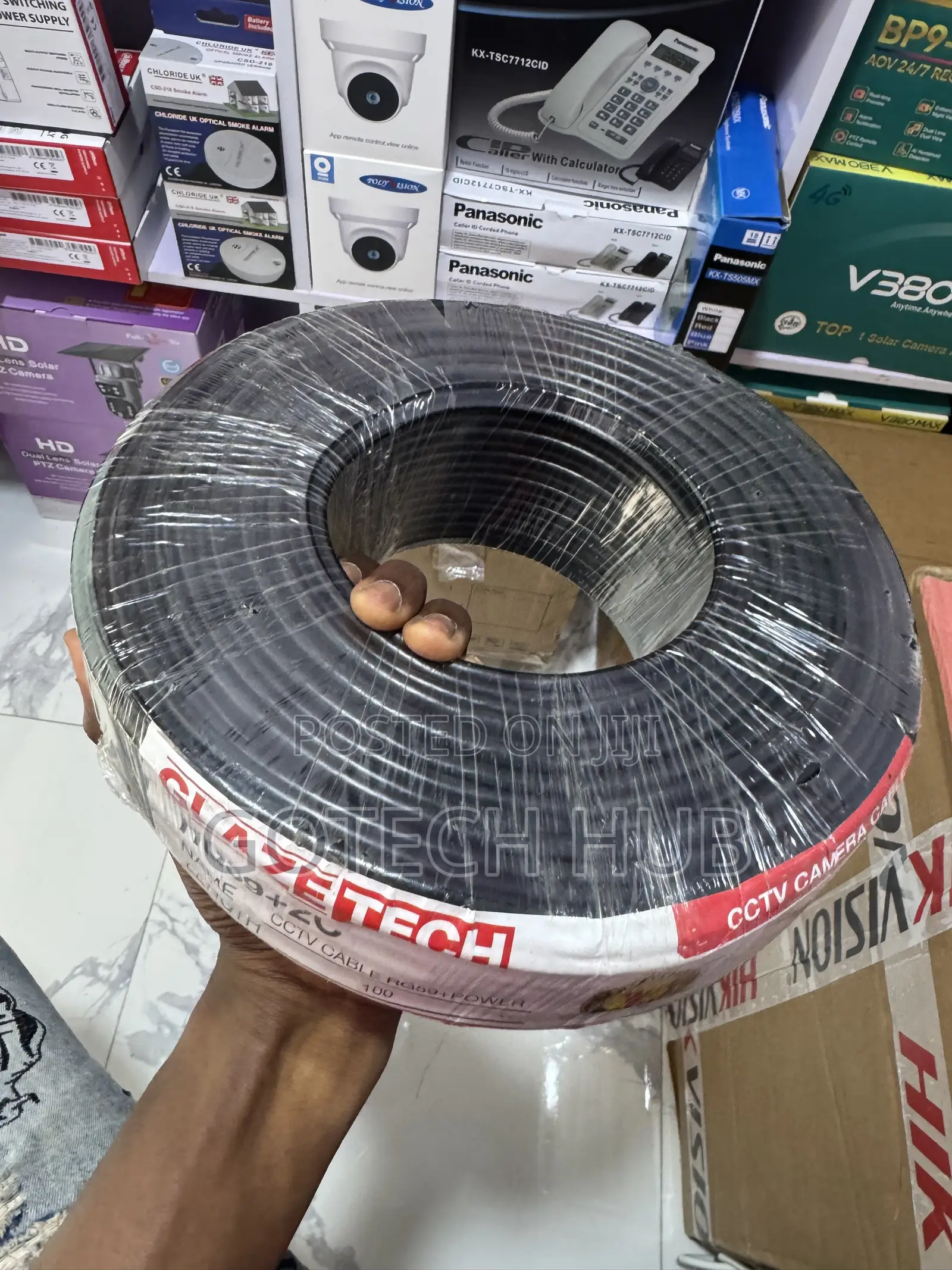 100m Coaxial Cable With Power