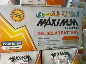230ah Maximum Energy Gel Battery